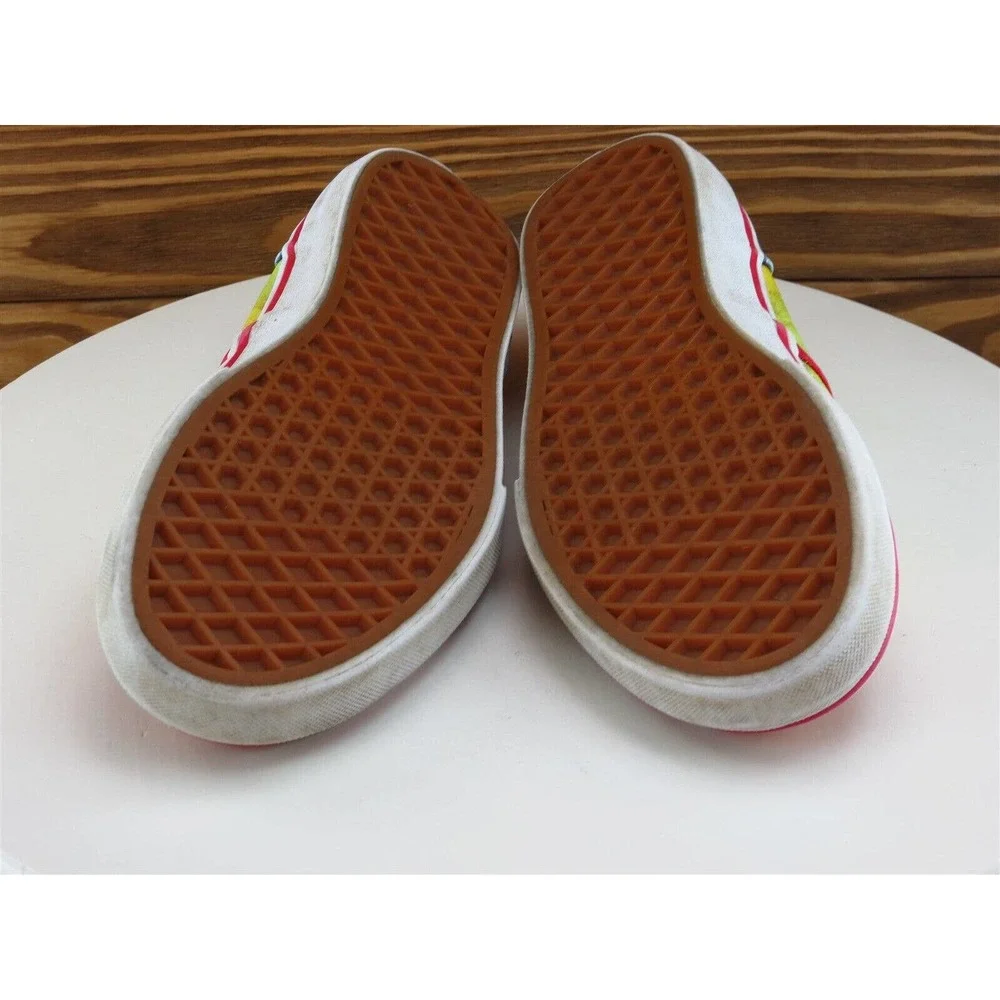 VANS Sz 5.5 Shoes‎ Girls Youth Slip-On Multicolor Fabric Slip On